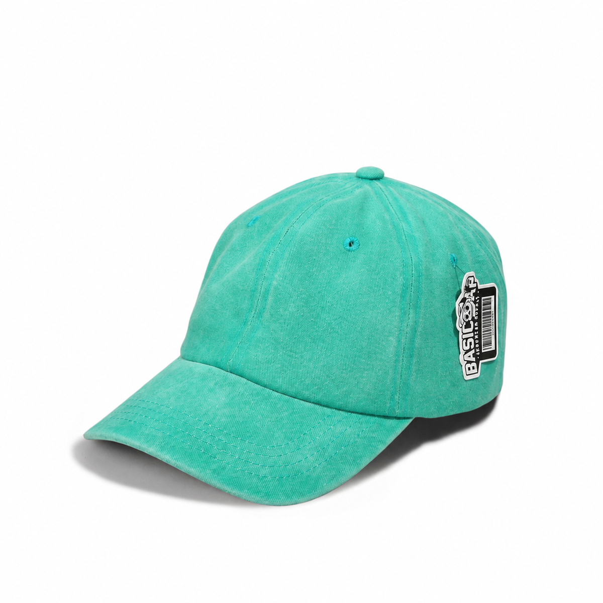 Plain Curve Unstructured Pigment Dyed Dad Hat 6005