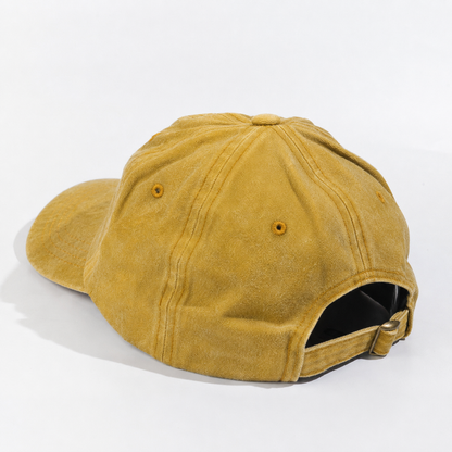 Plain Curve Unstructured Pigment Dyed Dad Hat 6005