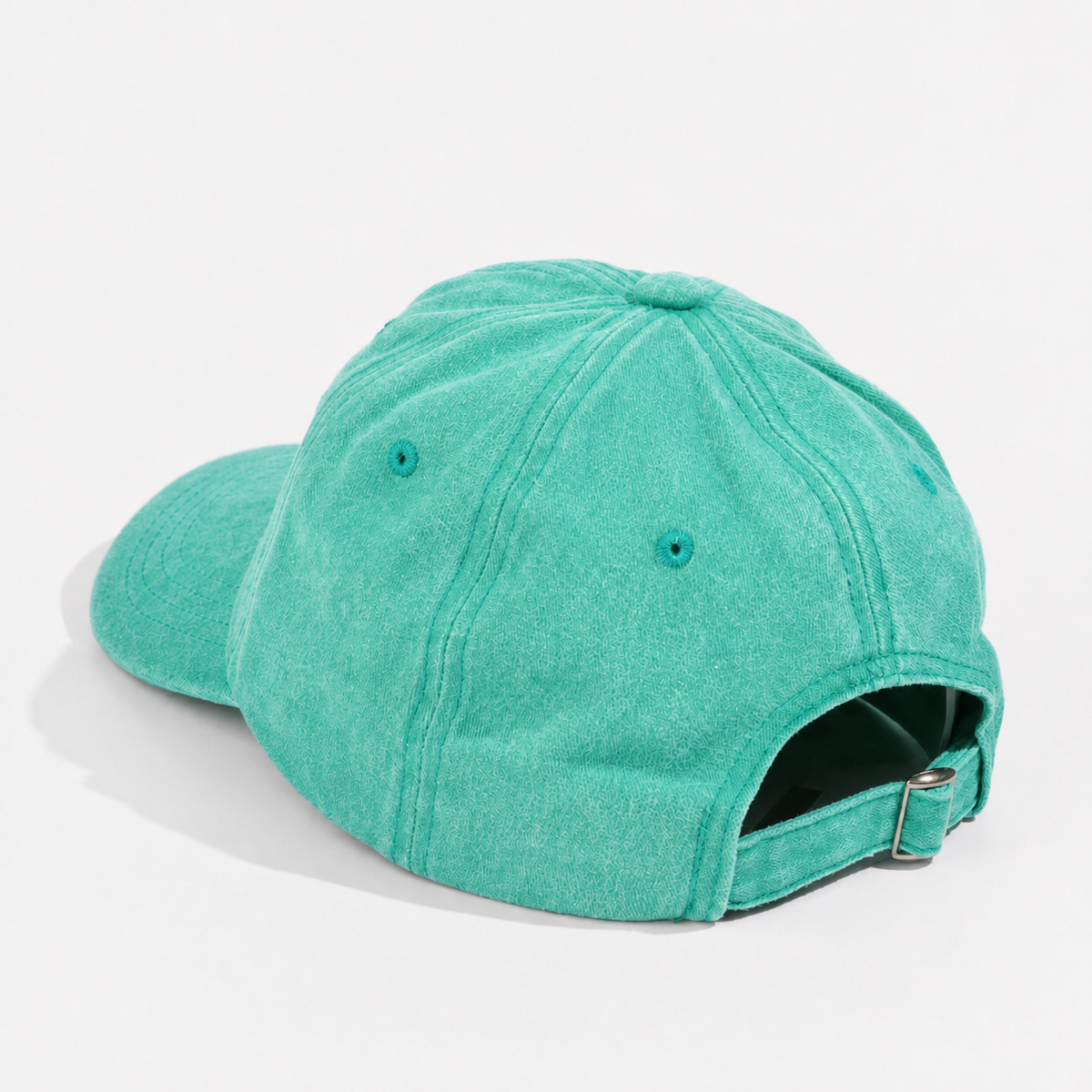 Plain Curve Unstructured Pigment Dyed Dad Hat 6005