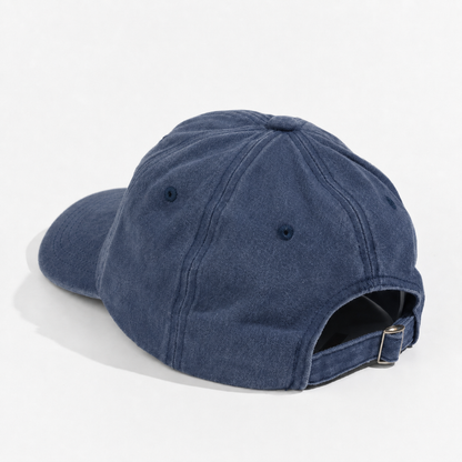 Plain Curve Unstructured Pigment Dyed Dad Hat 6005