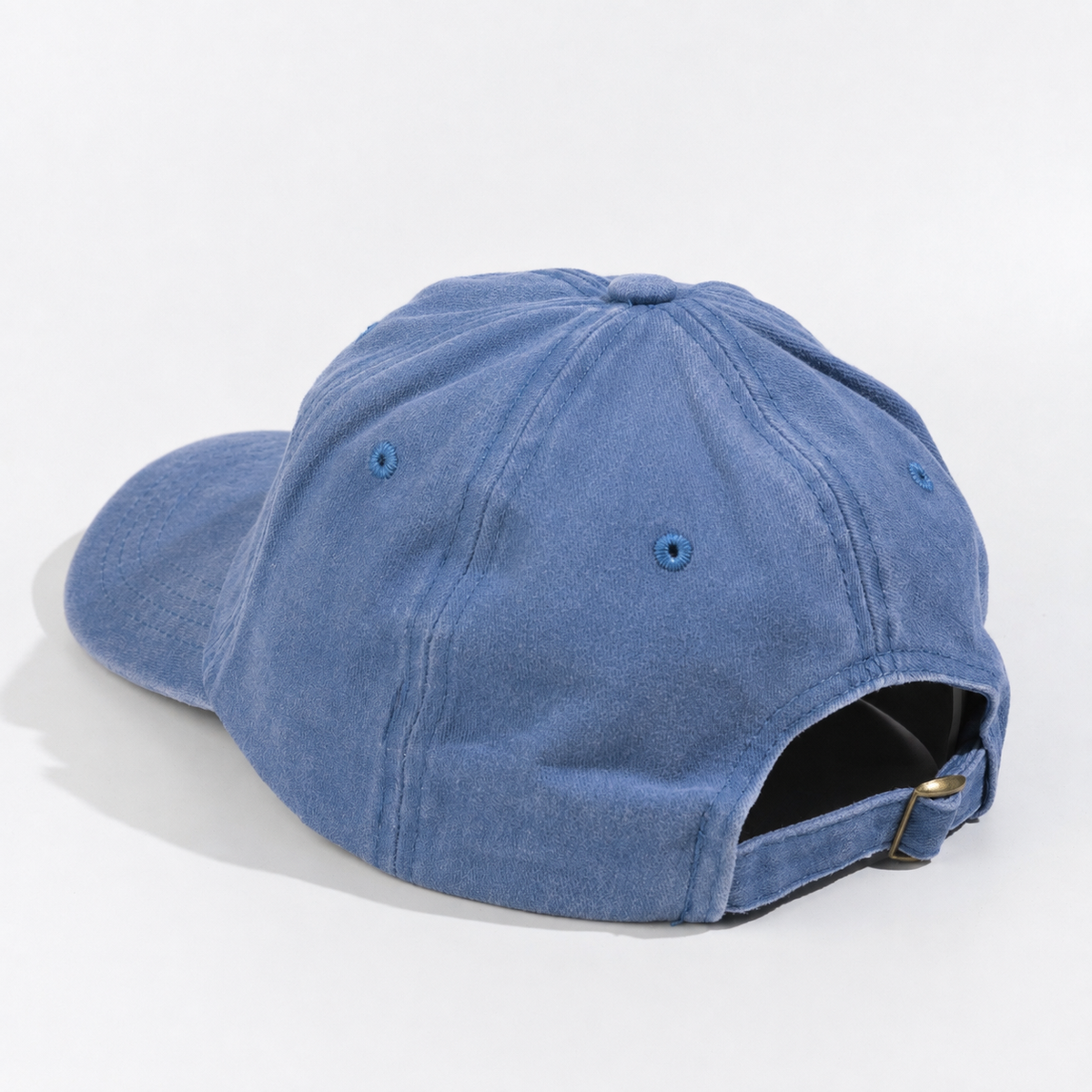 Plain Curve Unstructured Pigment Dyed Dad Hat 6005