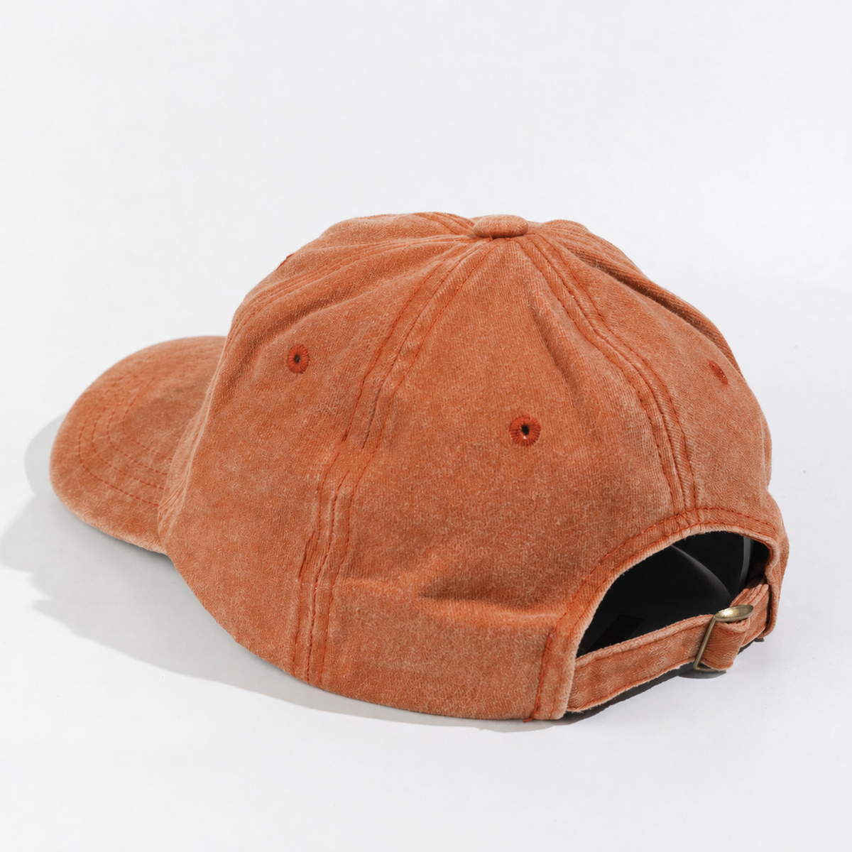 Plain Curve Unstructured Pigment Dyed Dad Hat 6005