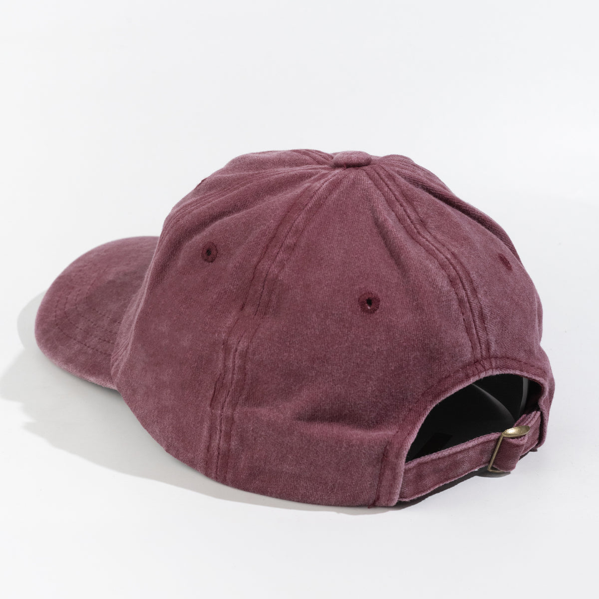 Plain Curve Unstructured Pigment Dyed Dad Hat 6005