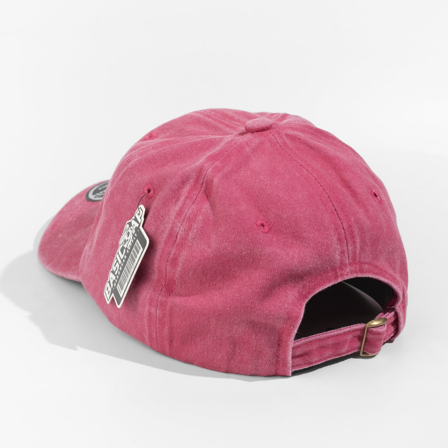 Plain Curve Unstructured Pigment Dyed Dad Hat 6005
