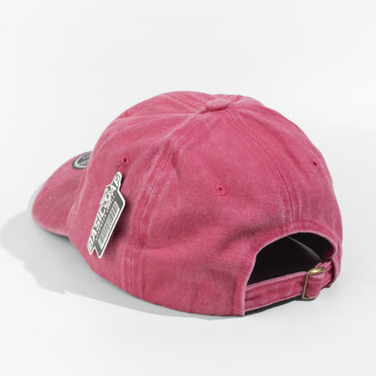 Plain Curve Unstructured Pigment Dyed Dad Hat 6005