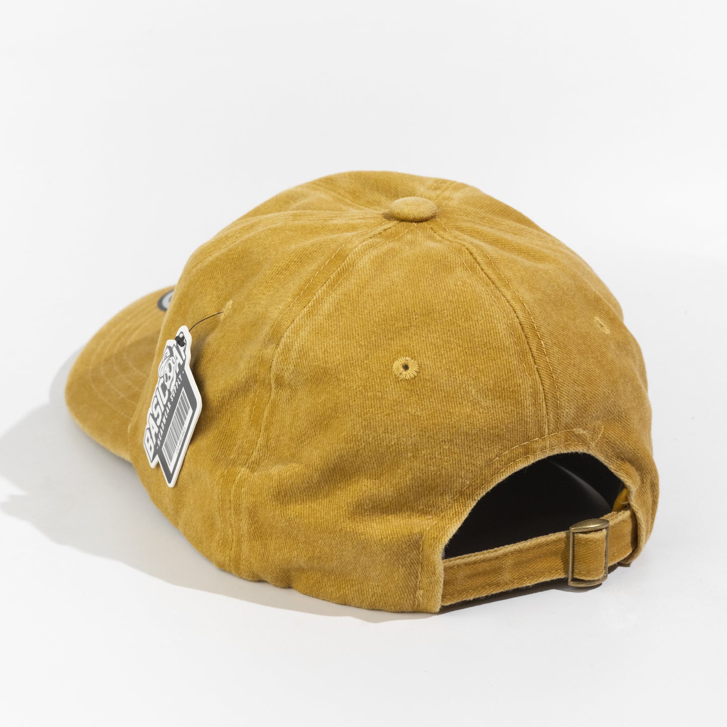 Plain Curve Unstructured Pigment Dyed Dad Hat 6005