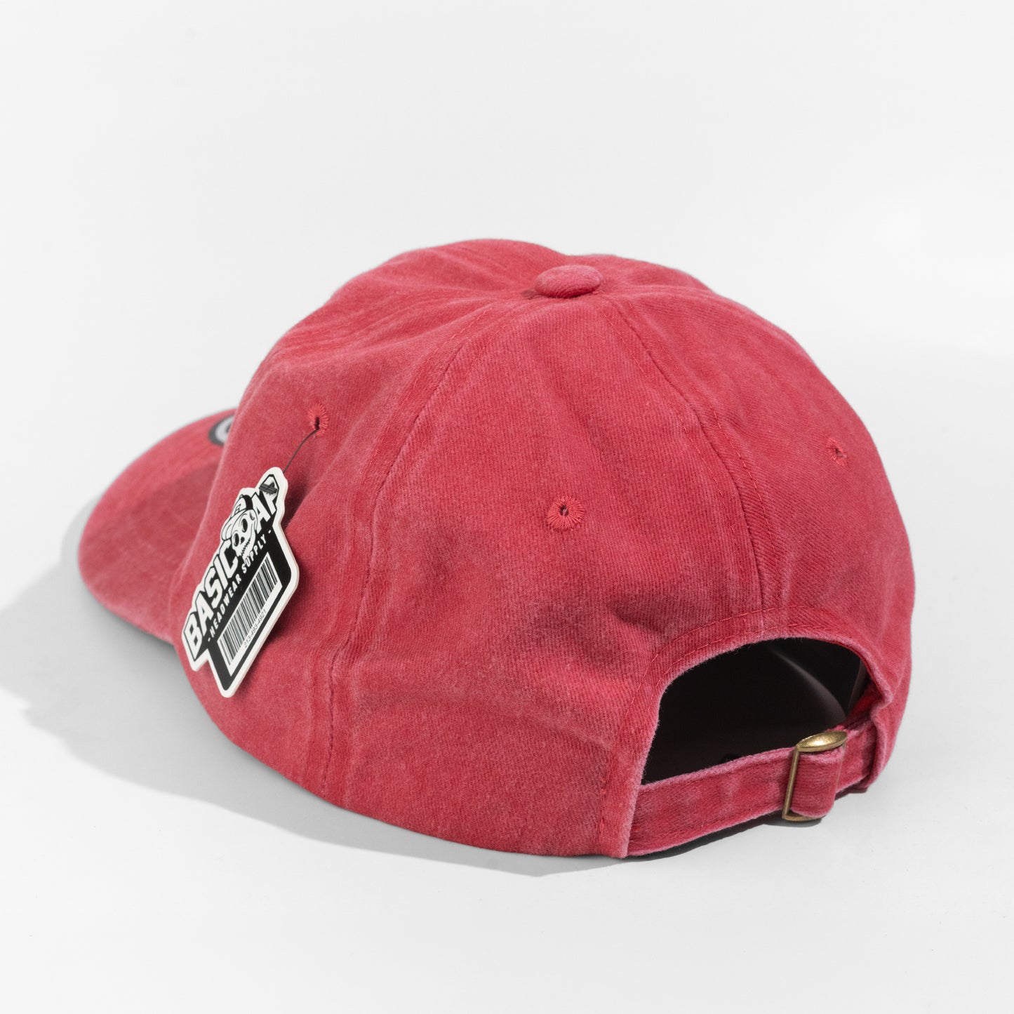 Plain Curve Unstructured Pigment Dyed Dad Hat 6005