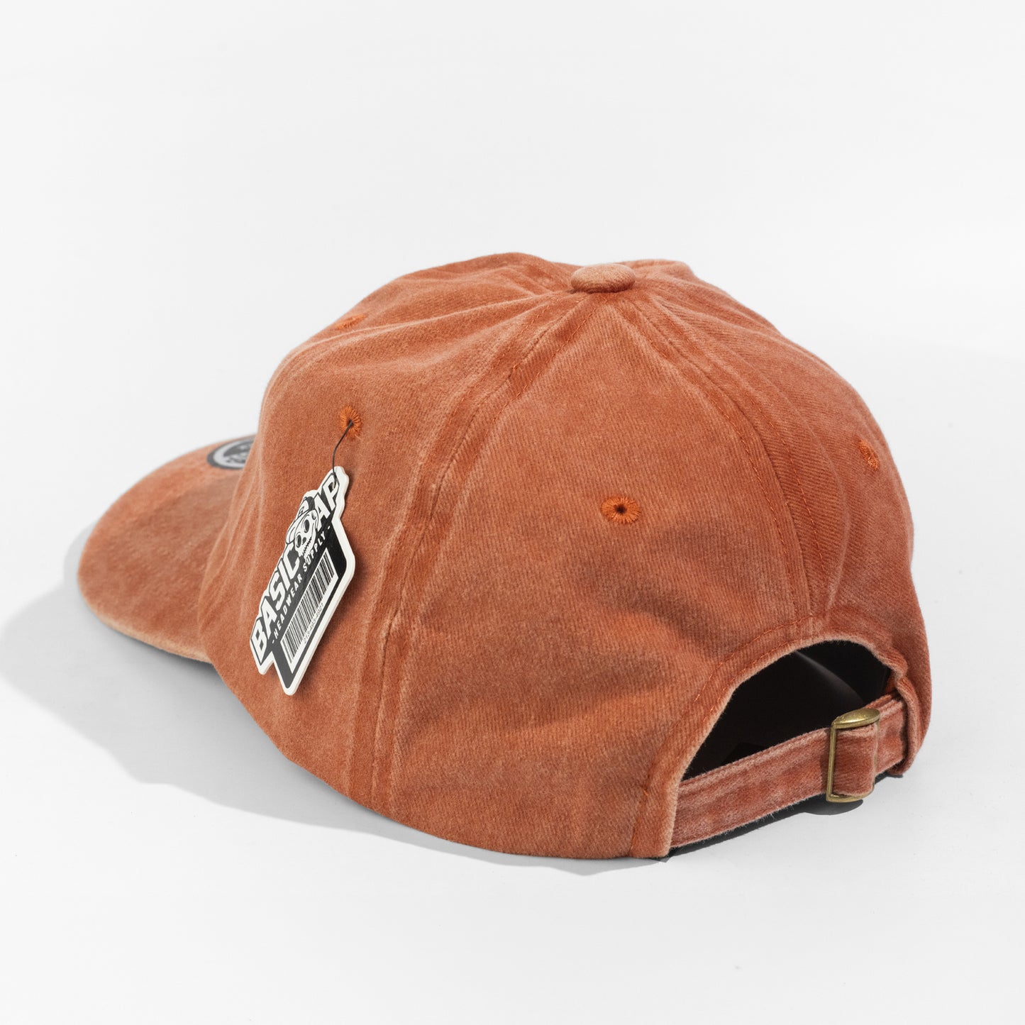 Plain Curve Unstructured Pigment Dyed Dad Hat 6005