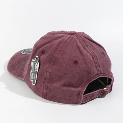 Plain Curve Unstructured Pigment Dyed Dad Hat 6005