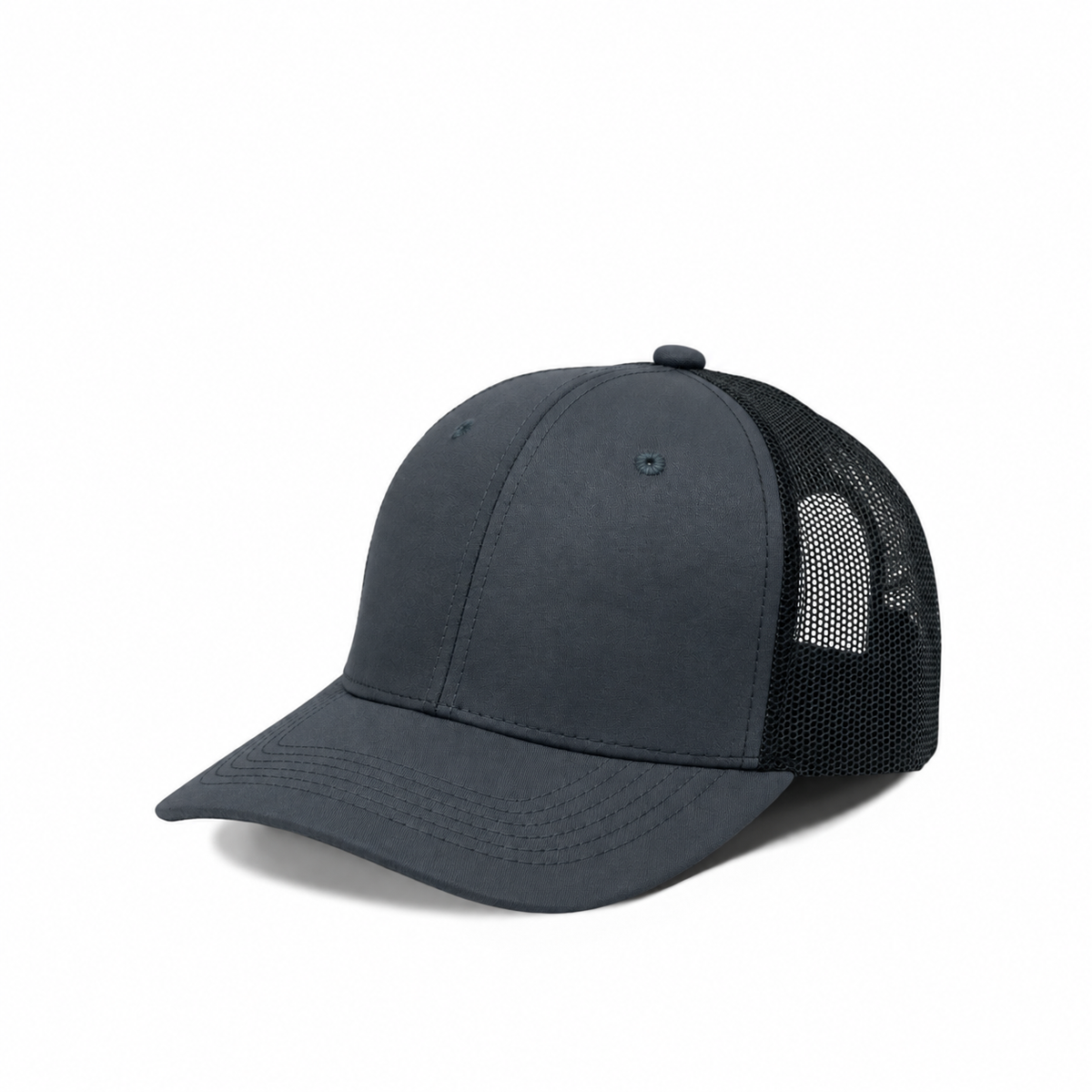 Plain Slight Curve 6Panel JUNIOR Mesh Hat 6009