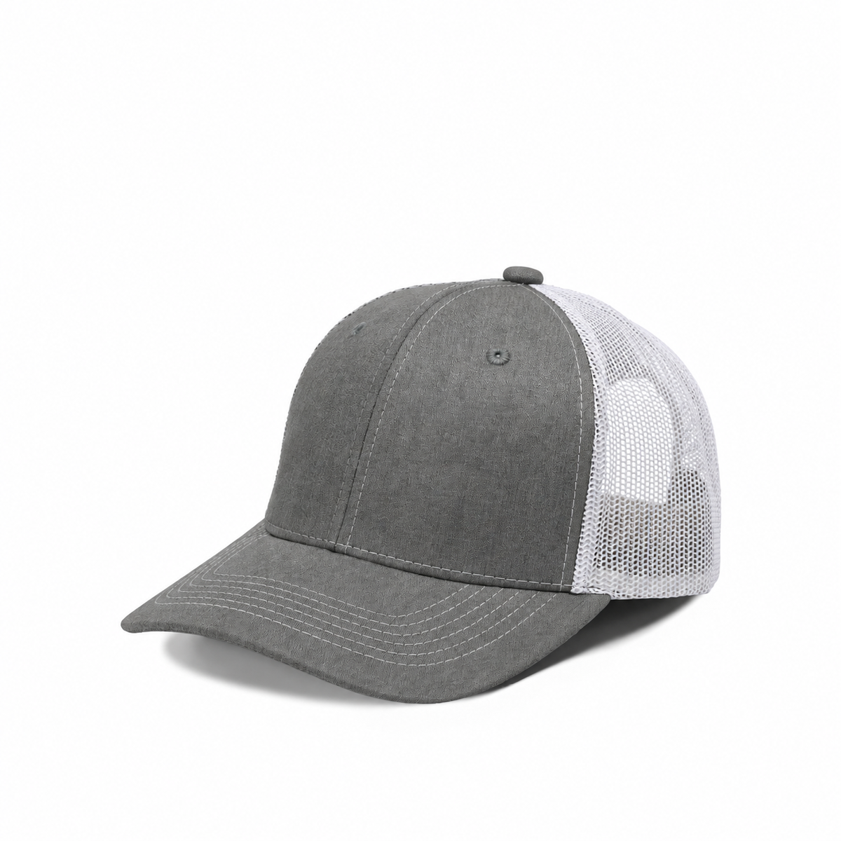 Plain Slight Curve 6Panel JUNIOR Mesh Hat 6009