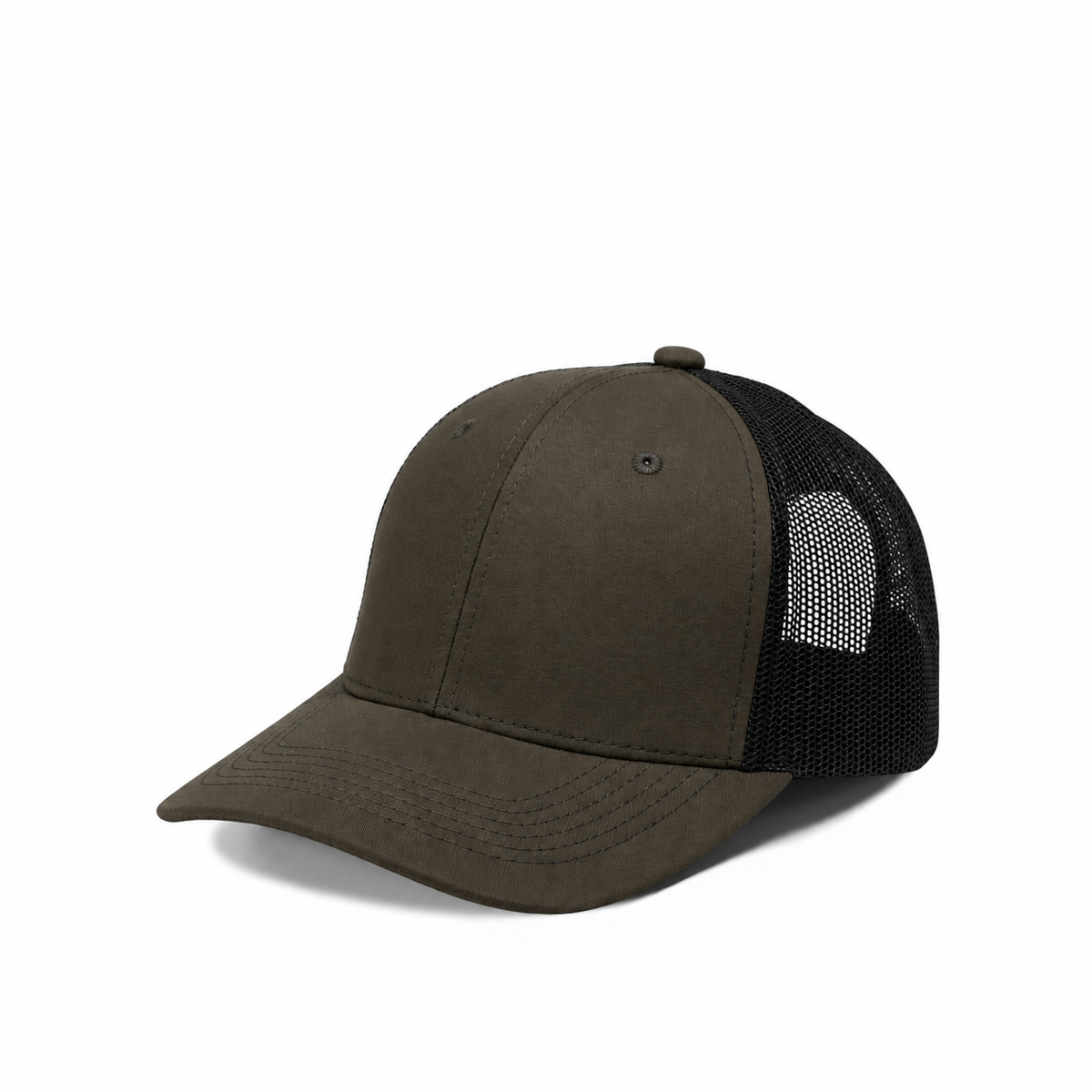 Plain Slight Curve 6Panel JUNIOR Mesh Hat 6009
