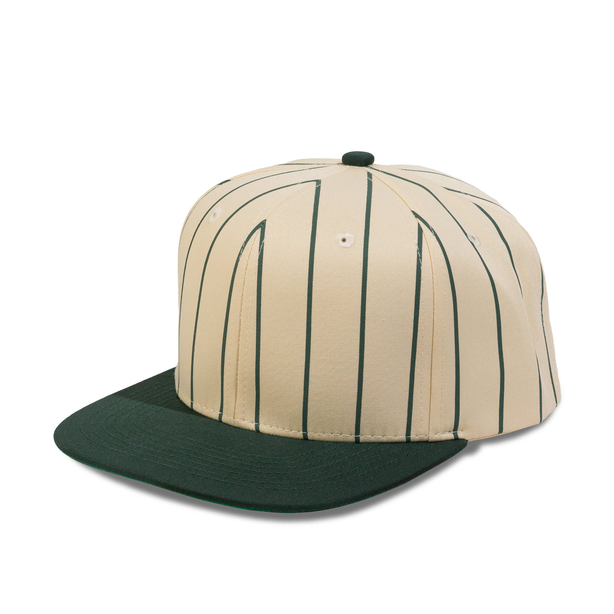 Plain Flat 6Panel PinStripe Hat 6051