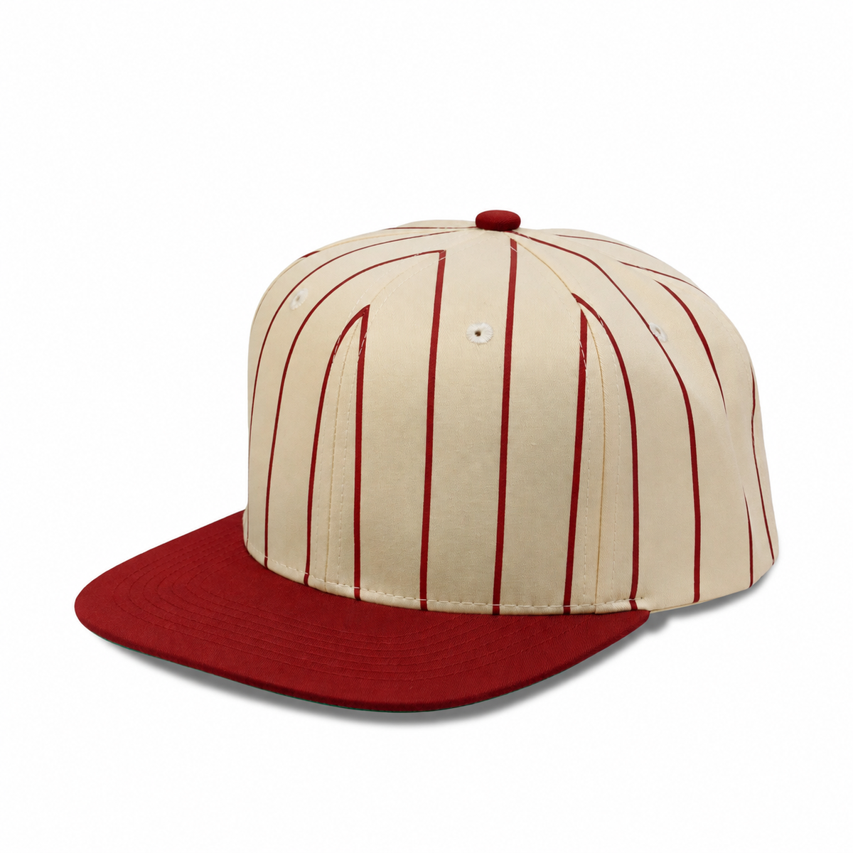 Plain Flat 6Panel PinStripe Hat 6051