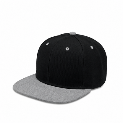 Plain Poly Snapback Hat 8002