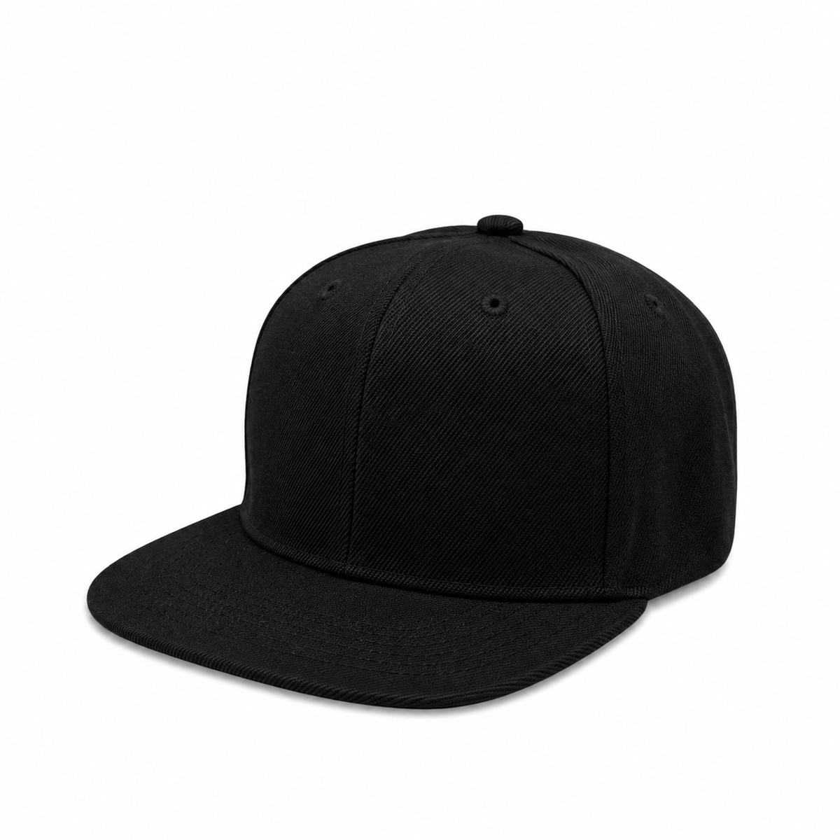 Plain Poly Snapback Hat 8002