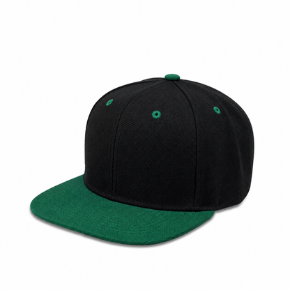 Plain Poly Snapback Hat 8002