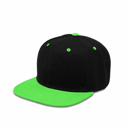 Plain Poly Snapback Hat 8002