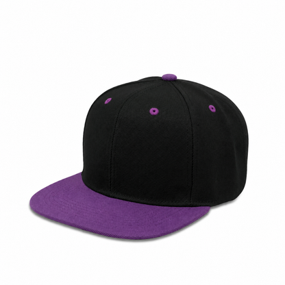 Plain Poly Snapback Hat 8002