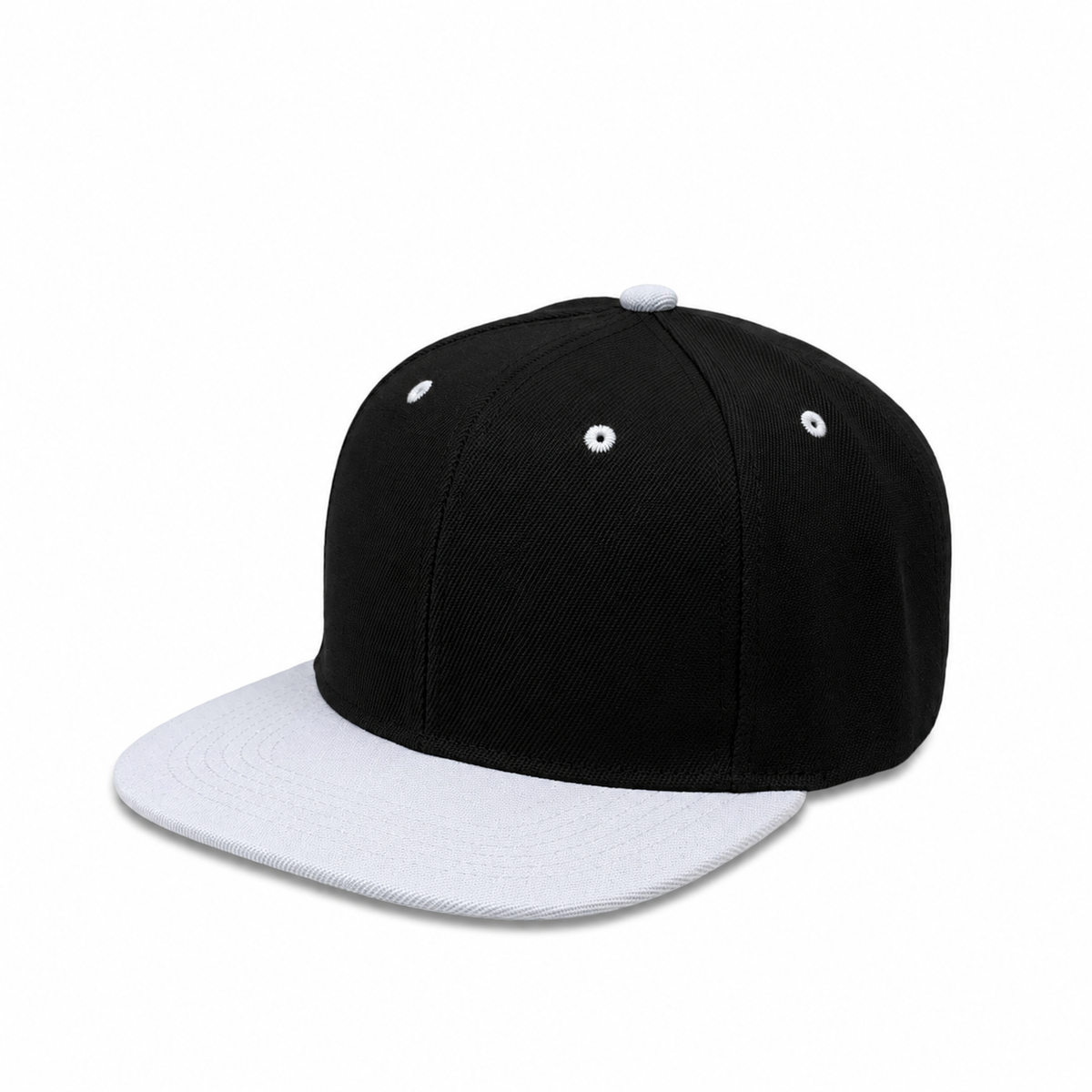 Plain Poly Snapback Hat 8002
