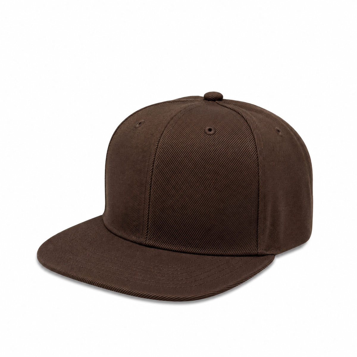 Plain Poly Snapback Hat 8002