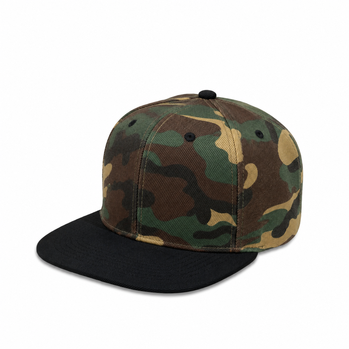 Plain Poly Snapback Hat 8002