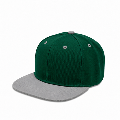 Plain Poly Snapback Hat 8002