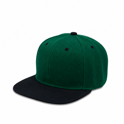 Plain Poly Snapback Hat 8002
