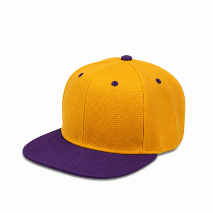 Plain Poly Snapback Hat 8002