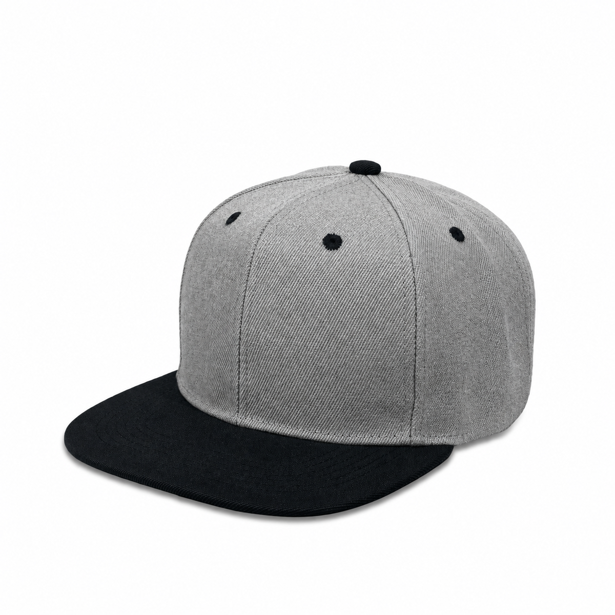 Plain Poly Snapback Hat 8002