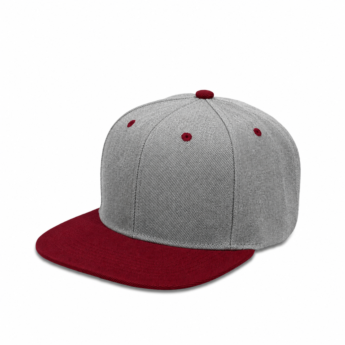 Plain Poly Snapback Hat 8002