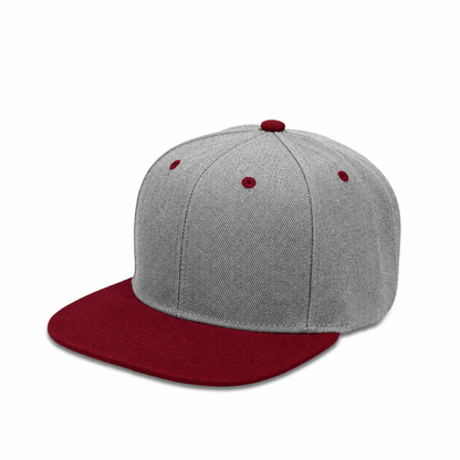 Plain Poly Snapback Hat 8002
