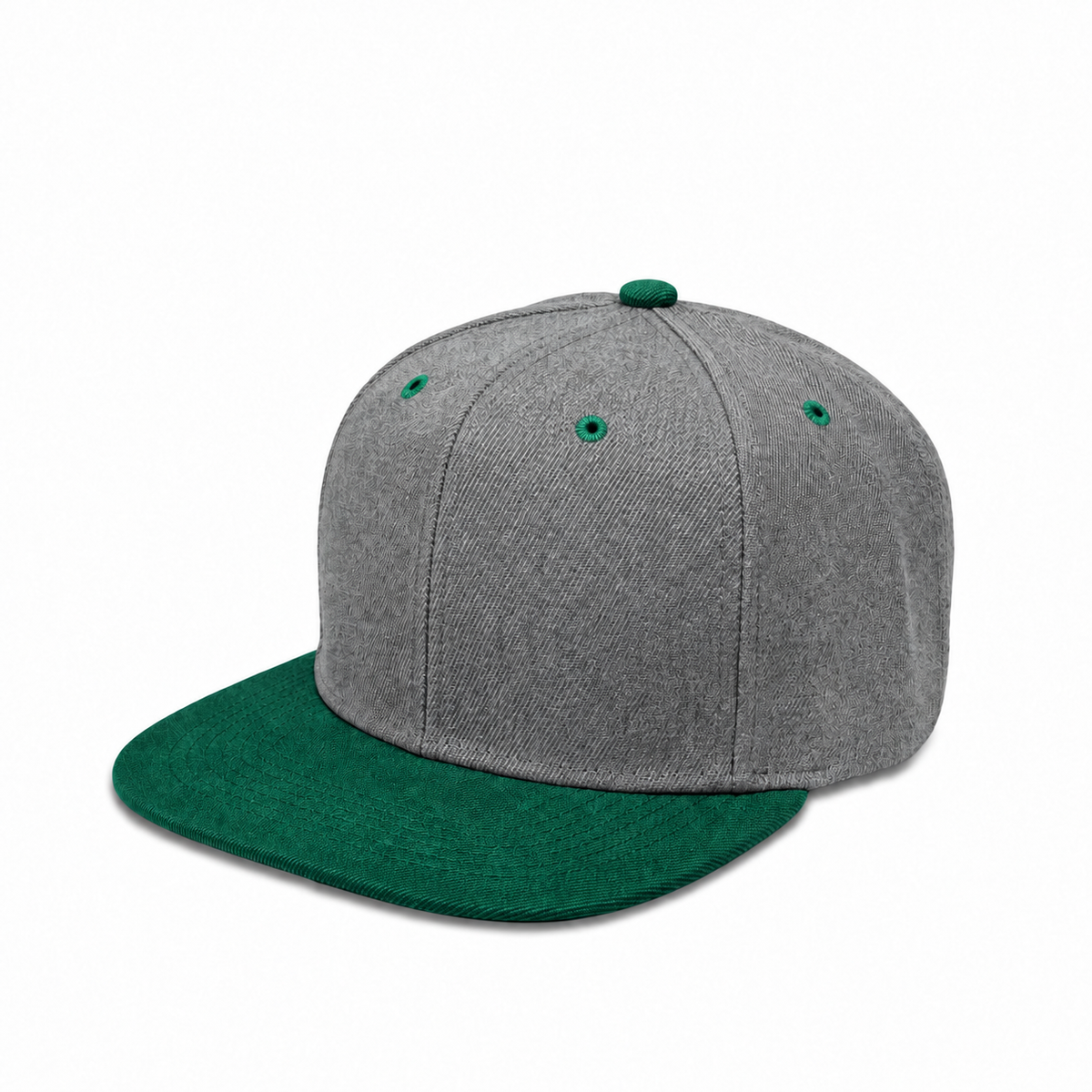 Plain Poly Snapback Hat 8002