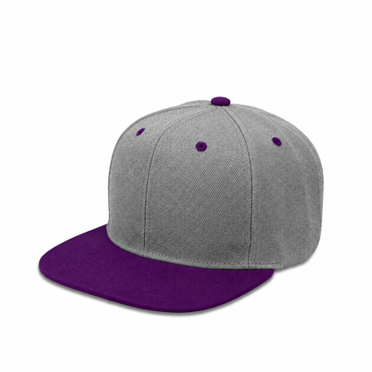 Plain Poly Snapback Hat 8002