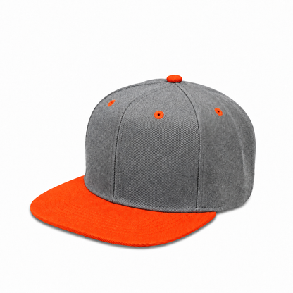 Plain Poly Snapback Hat 8002