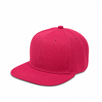 Plain Poly Snapback Hat 8002