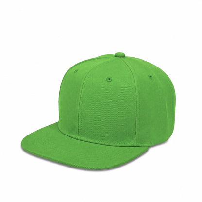 Plain Poly Snapback Hat 8002