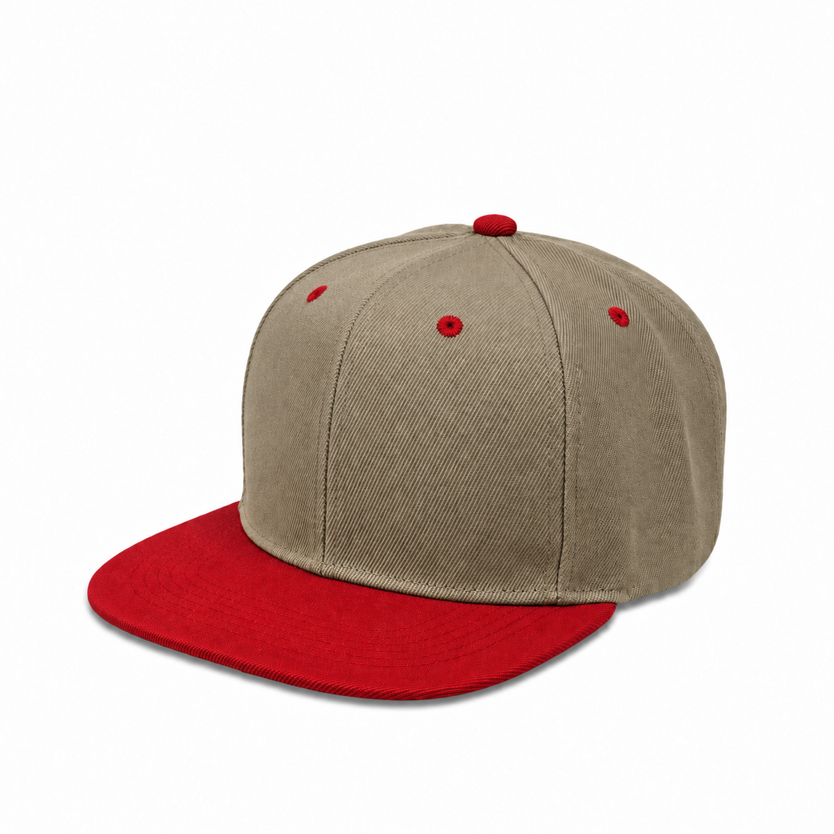 Plain Poly Snapback Hat 8002