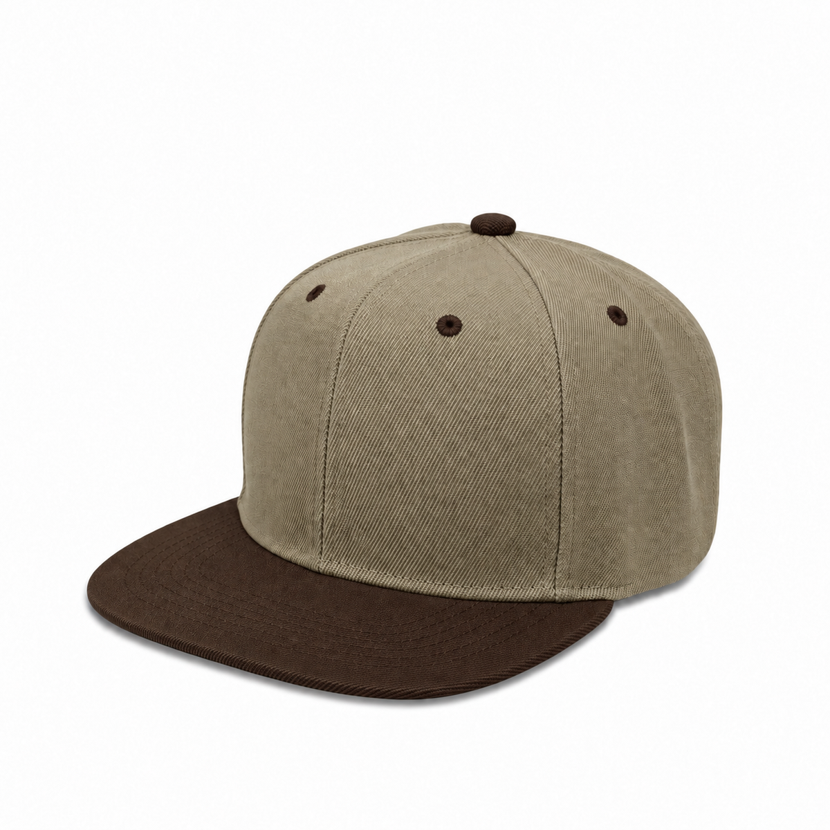 Plain Poly Snapback Hat 8002