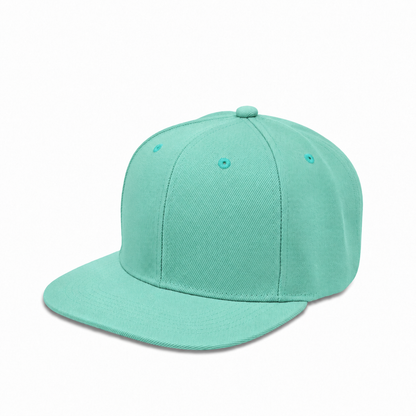 Plain Poly Snapback Hat 8002