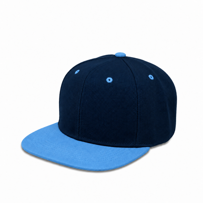 Plain Poly Snapback Hat 8002