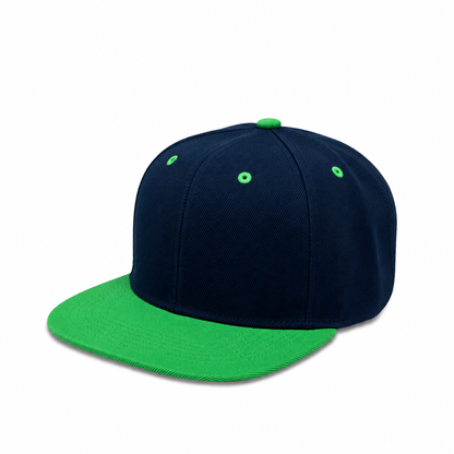 Plain Poly Snapback Hat 8002
