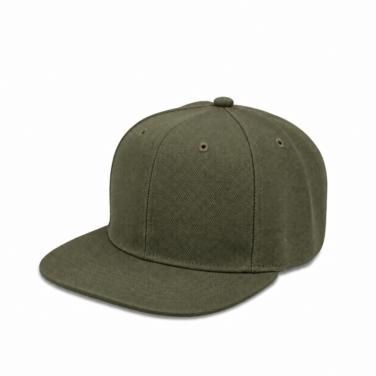 Plain Poly Snapback Hat 8002