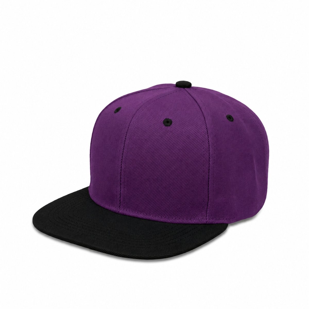 Plain Poly Snapback Hat 8002