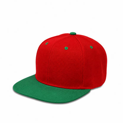 Plain Poly Snapback Hat 8002