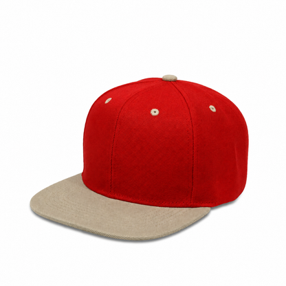 Plain Poly Snapback Hat 8002