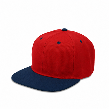 Plain Poly Snapback Hat 8002