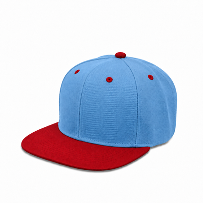 Plain Poly Snapback Hat 8002