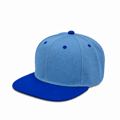 Plain Poly Snapback Hat 8002