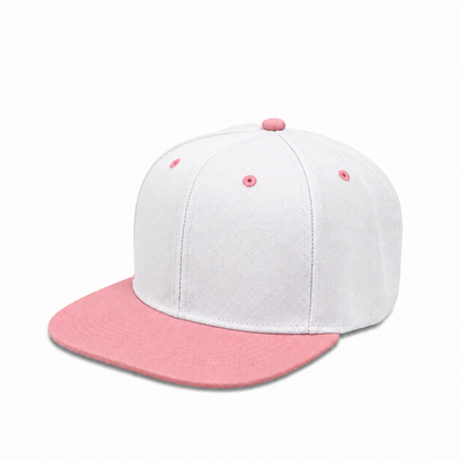 Plain Poly Snapback Hat 8002